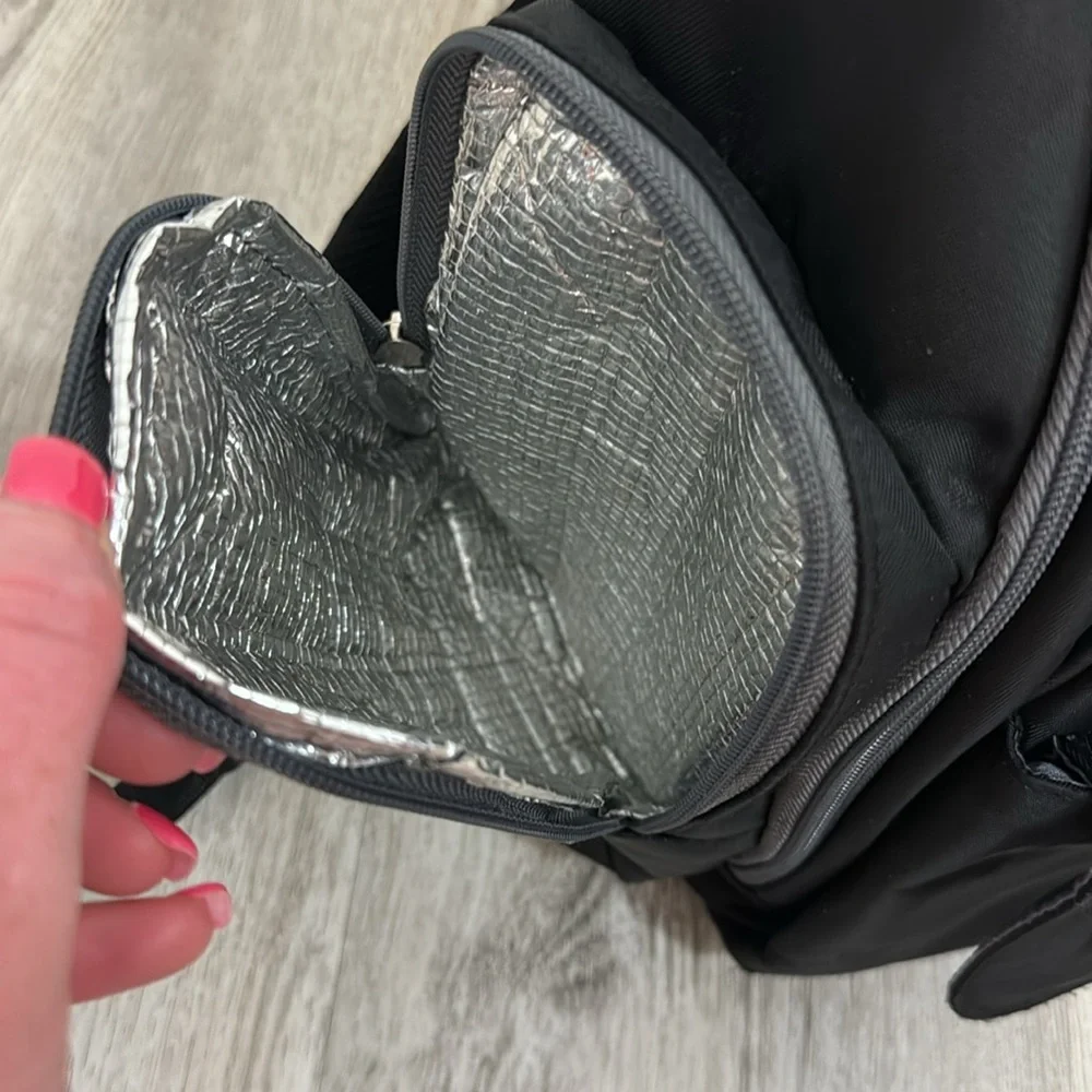 Converse Black backpack diaper bag